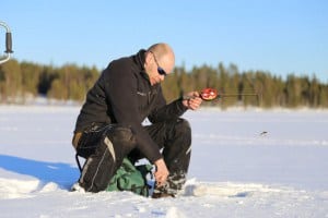Fishing in winter